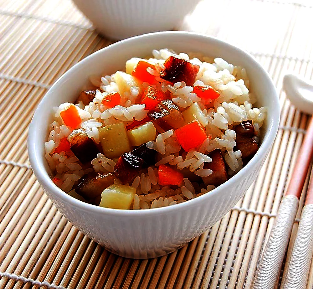 Finished dish photo of Fragrant Bacon Rice