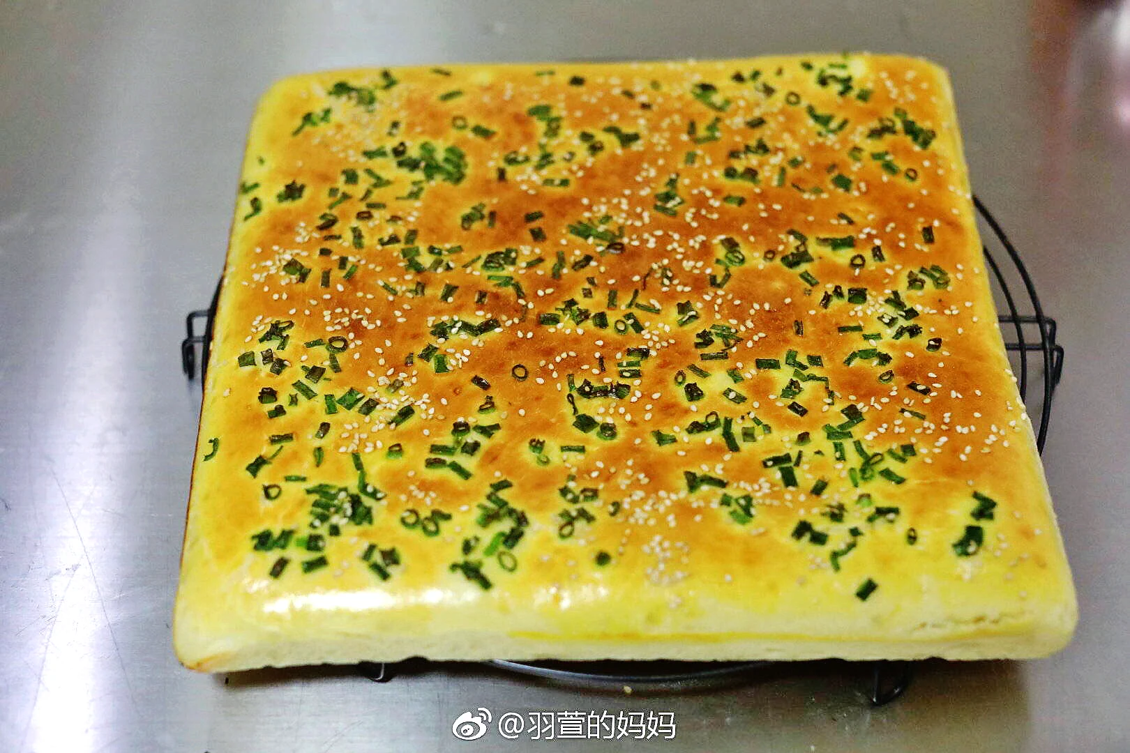 Roti Gulung Serat Pangan dengan Daun Bawang dan Abon Babi - Step 7