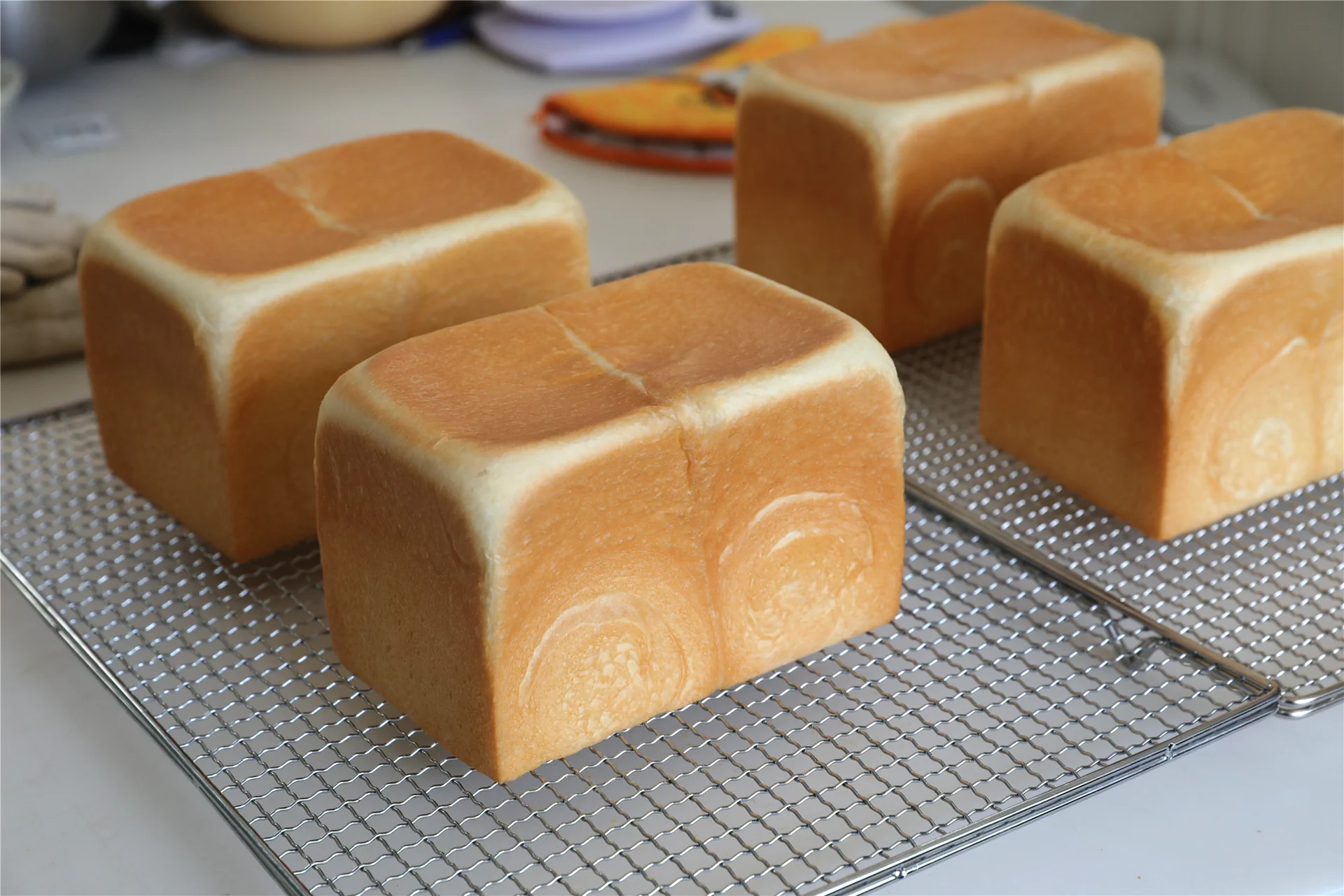 新鮮なパン メンリの完成品の写真