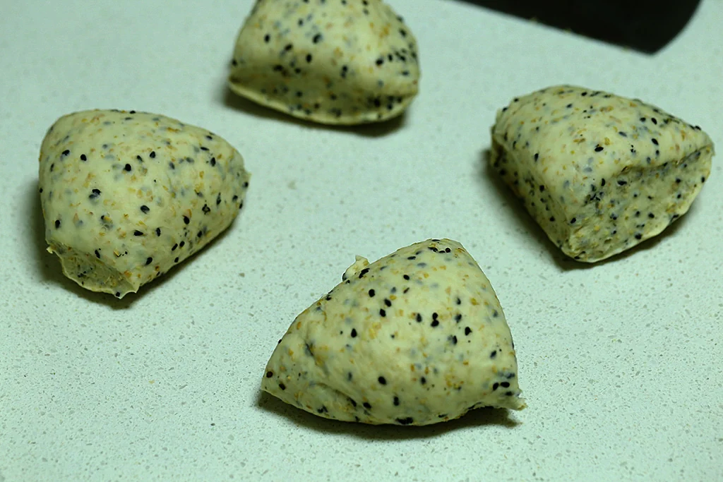 Bagel de batata dulce con sésamo negro - Step 6