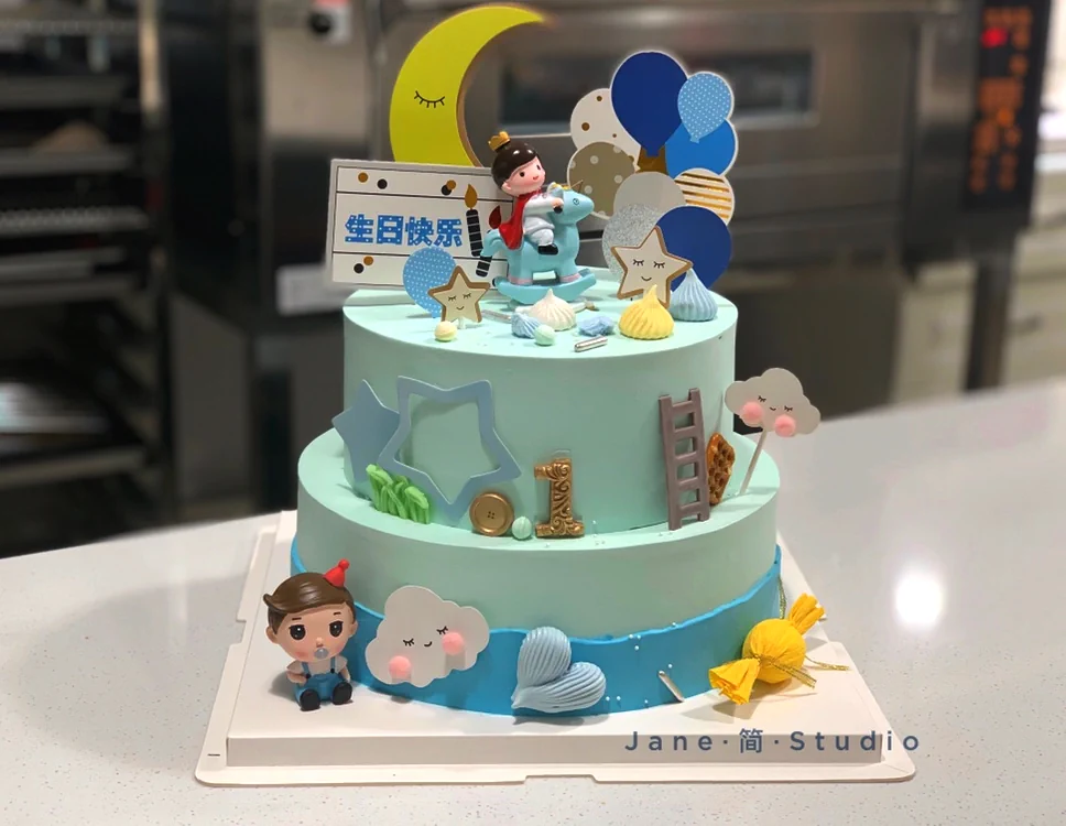 Finished dish photo of Double-Layer Chiffon Fruit Cake Piling