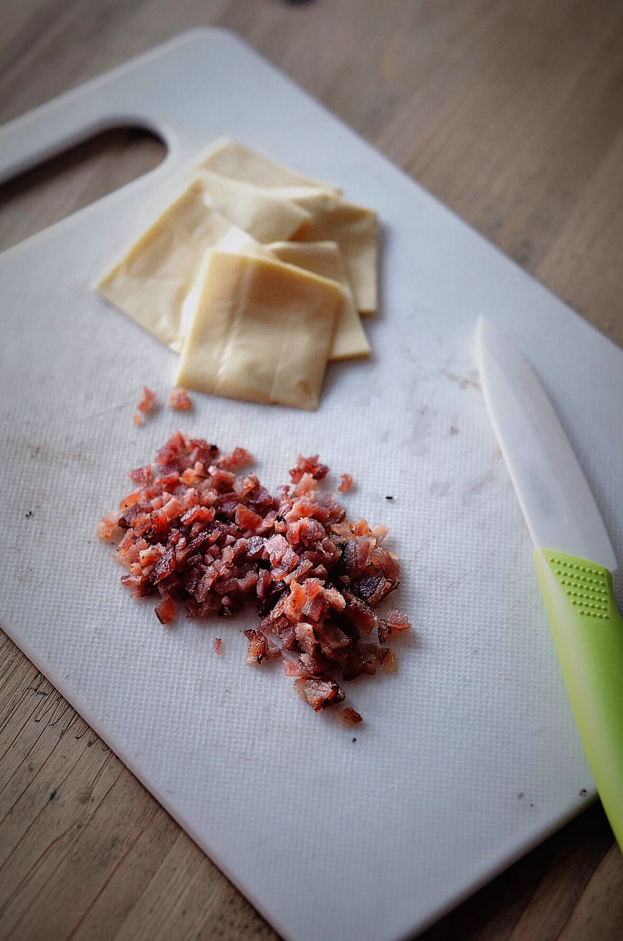Gofres con queso fundente y beicon (versión con levadura) - Step 3