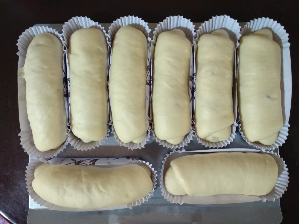 Panecillos de salchicha y cebolleta (súper esponjosos, realmente deliciosos) - Step 11