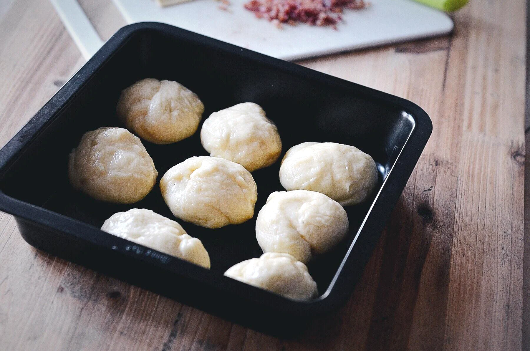 Gofres con queso fundente y beicon (versión con levadura) - Step 4
