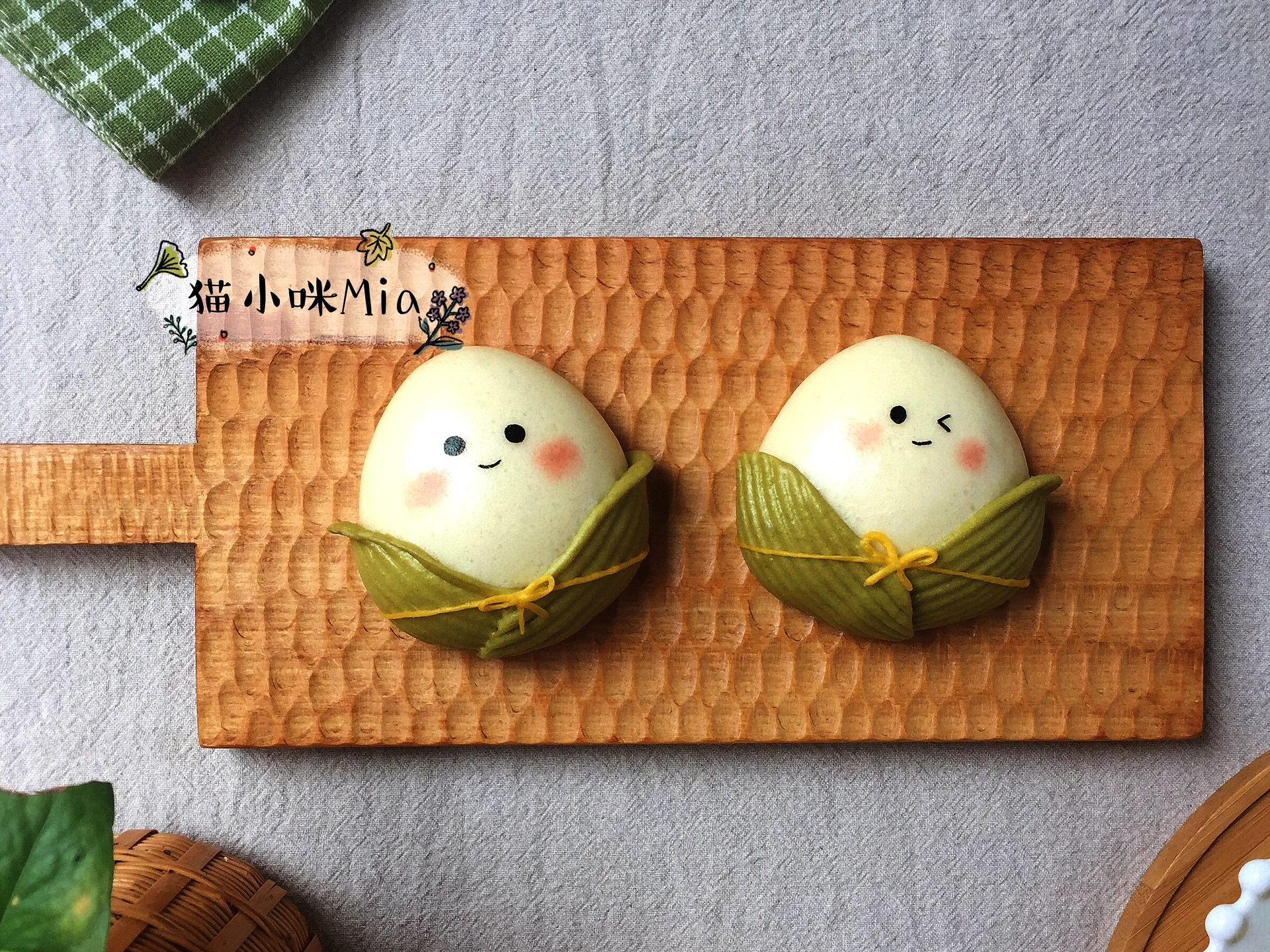 장식 찐빵(쭈마기풍)의 완성된 요리 사진