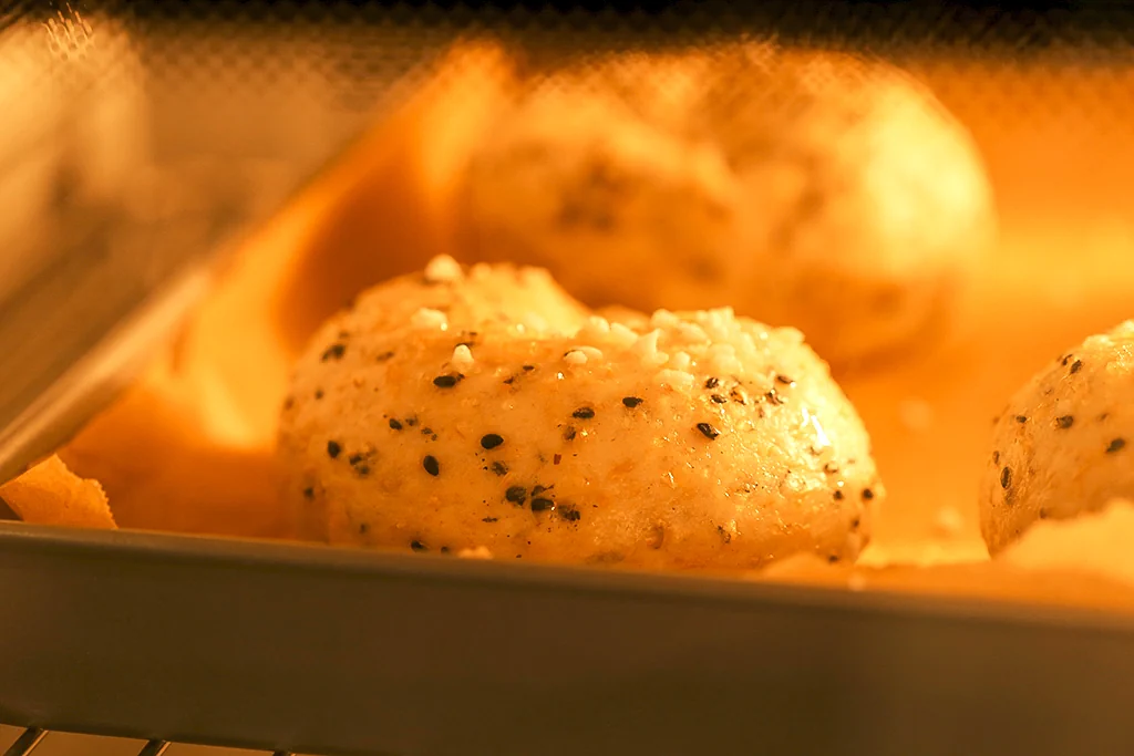 Bagel de batata dulce con sésamo negro - Step 16