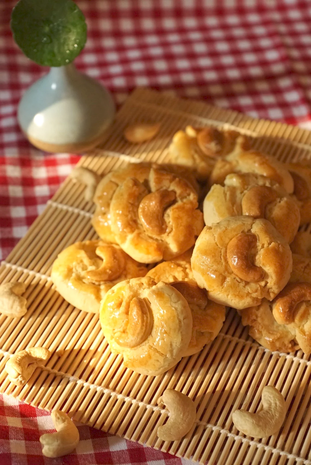 Foto del plato terminado de Galletas de anacardo