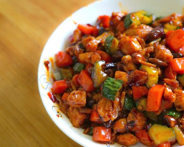 Finished dish photo of Kung Pao Chicken (Sweet and Sour Flavor, Tender Chicken, No Extra Salt Added - The Most Delicious Version! Plus Tips for Fried Peanuts)
