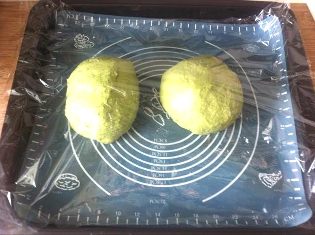 Pan de matcha con frijoles rojos - Step 4