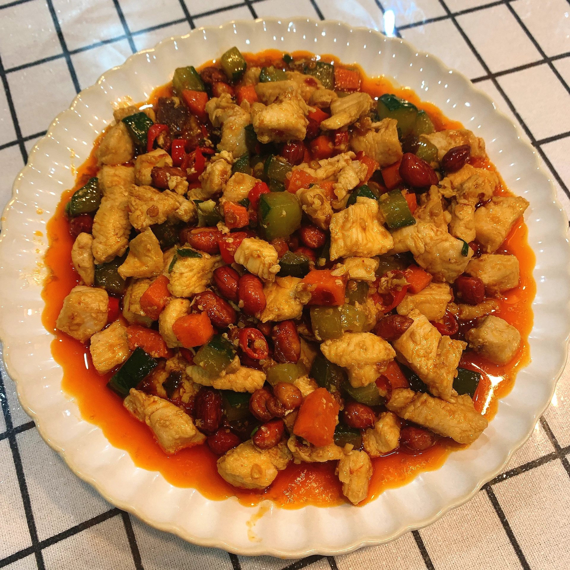 Finished dish photo of Kung Pao Chicken