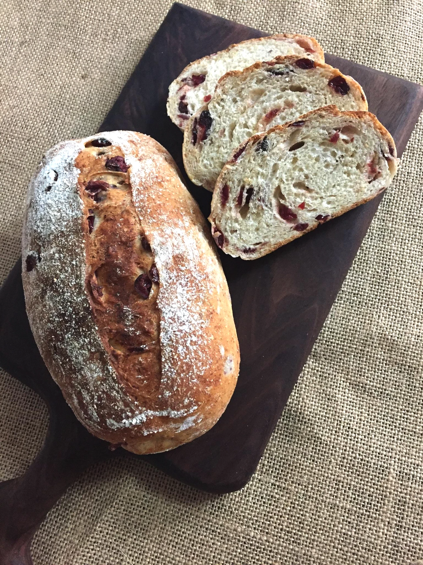 Finished dish photo of Whole Wheat Germ and Dried Fruit Soft European Bread