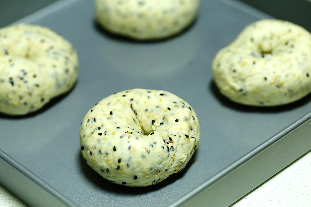 Bagel de batata dulce con sésamo negro - Step 14