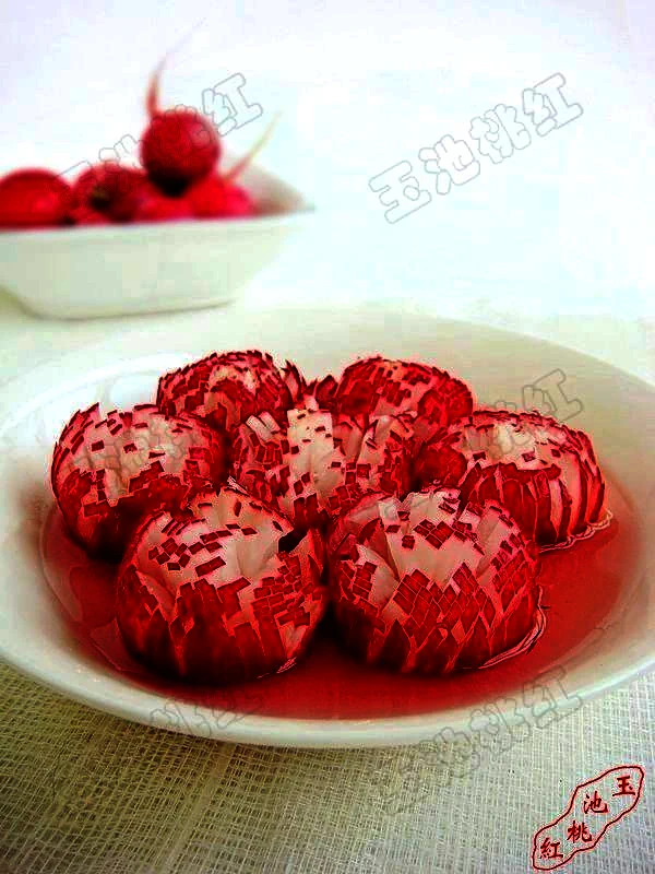 Finished dish photo of Sweet and Sour Cherry Radish