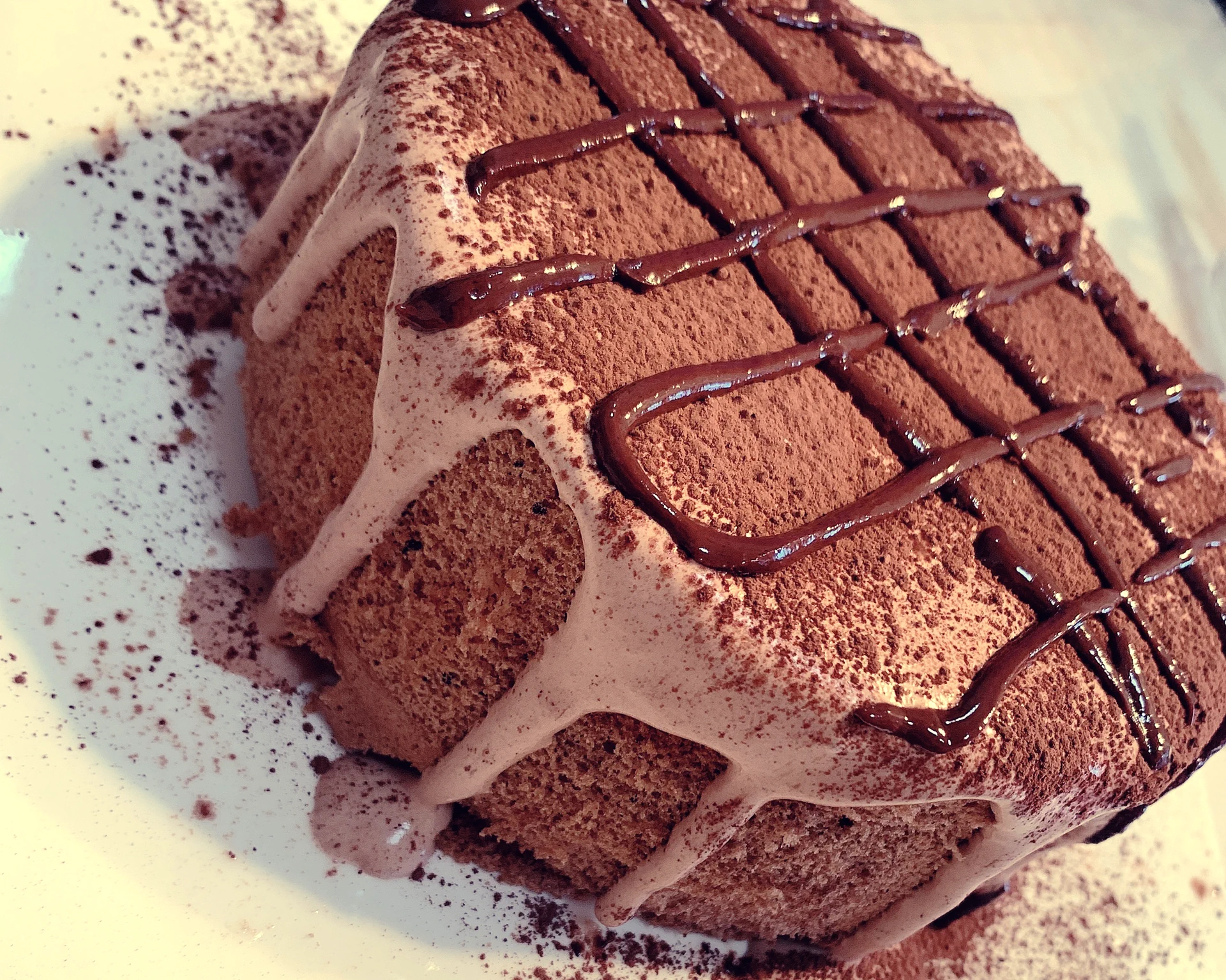 チョコレートフォンダンケーキ（初心者でもできます👍）の完成品の写真