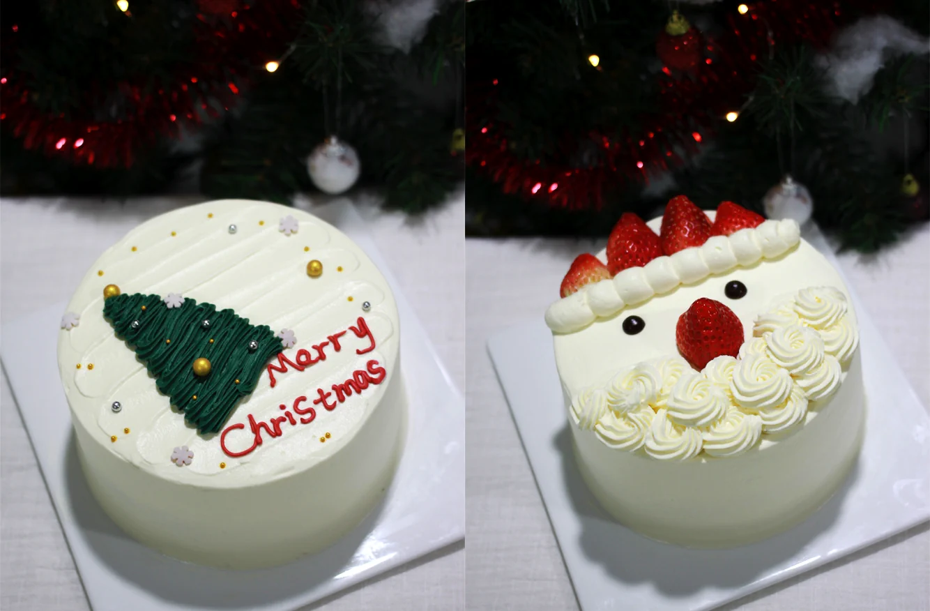 Finished dish photo of Two Incredibly Simple Christmas-Themed Cakes