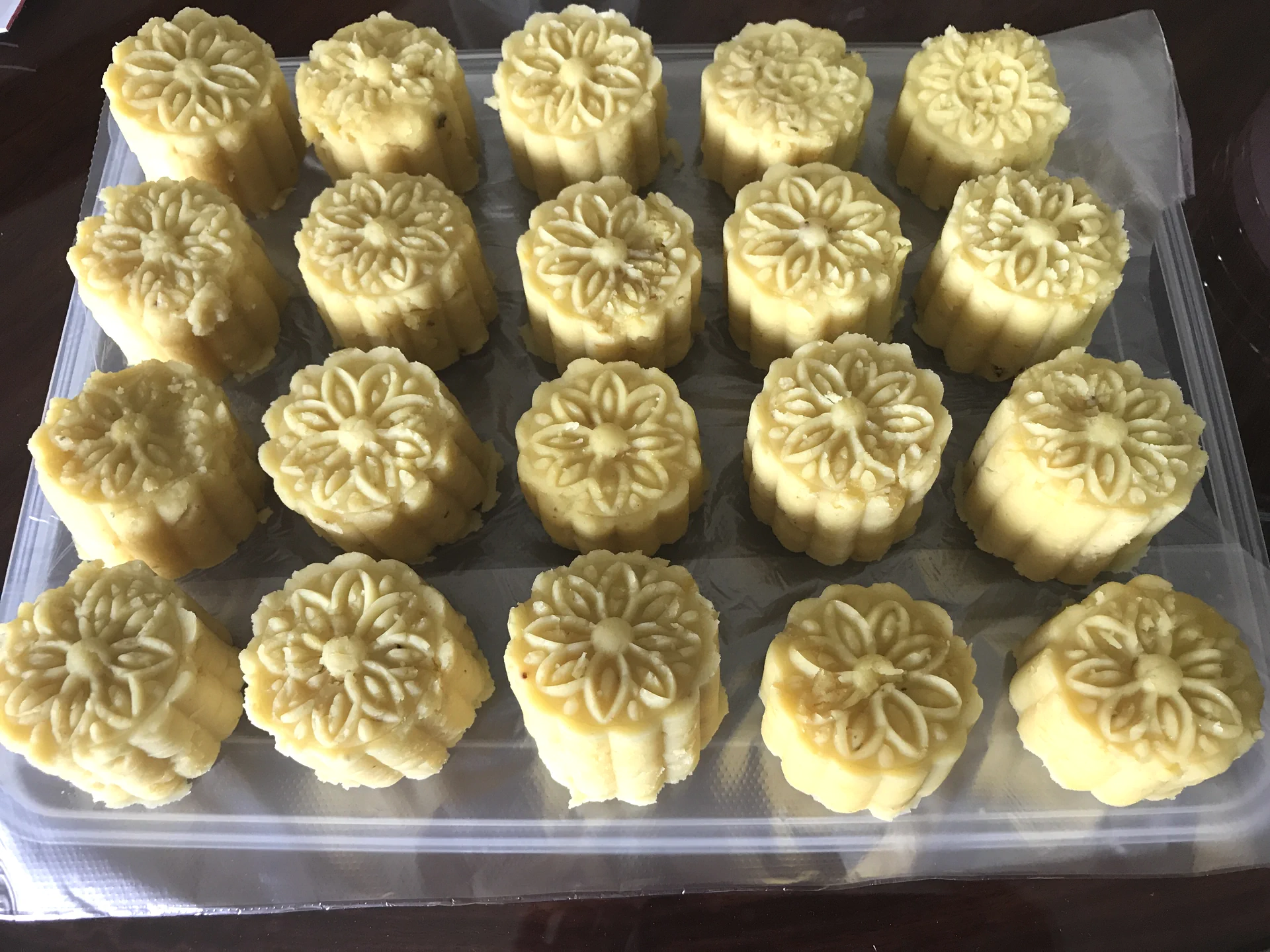 緑豆シンプルケーキの完成品の写真