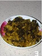 Sawi Asin untuk Simpanan dan Daging Babi Goreng - Step 3