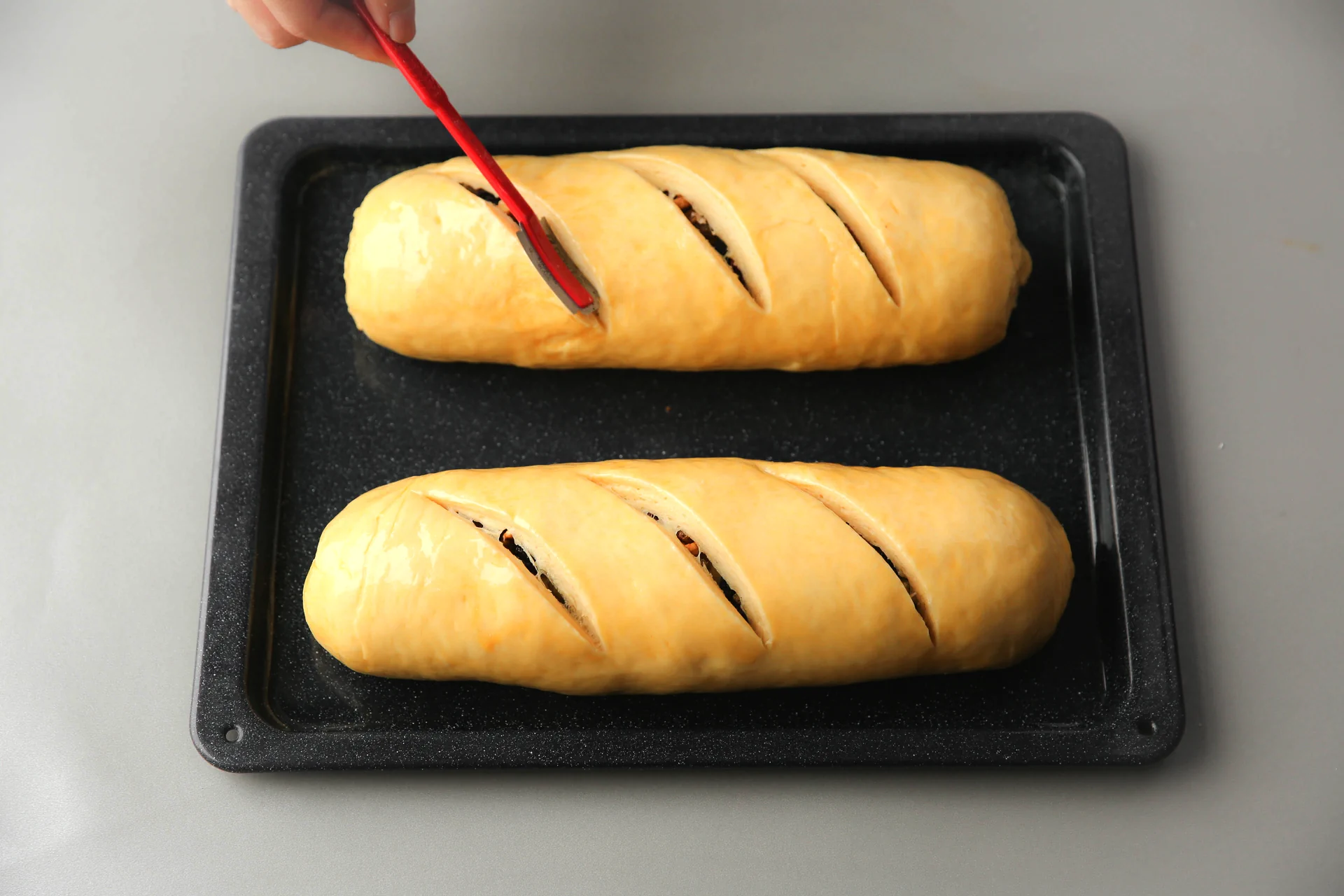 Pan de leche ruso con relleno de nueces (Dalieba) - Step 14