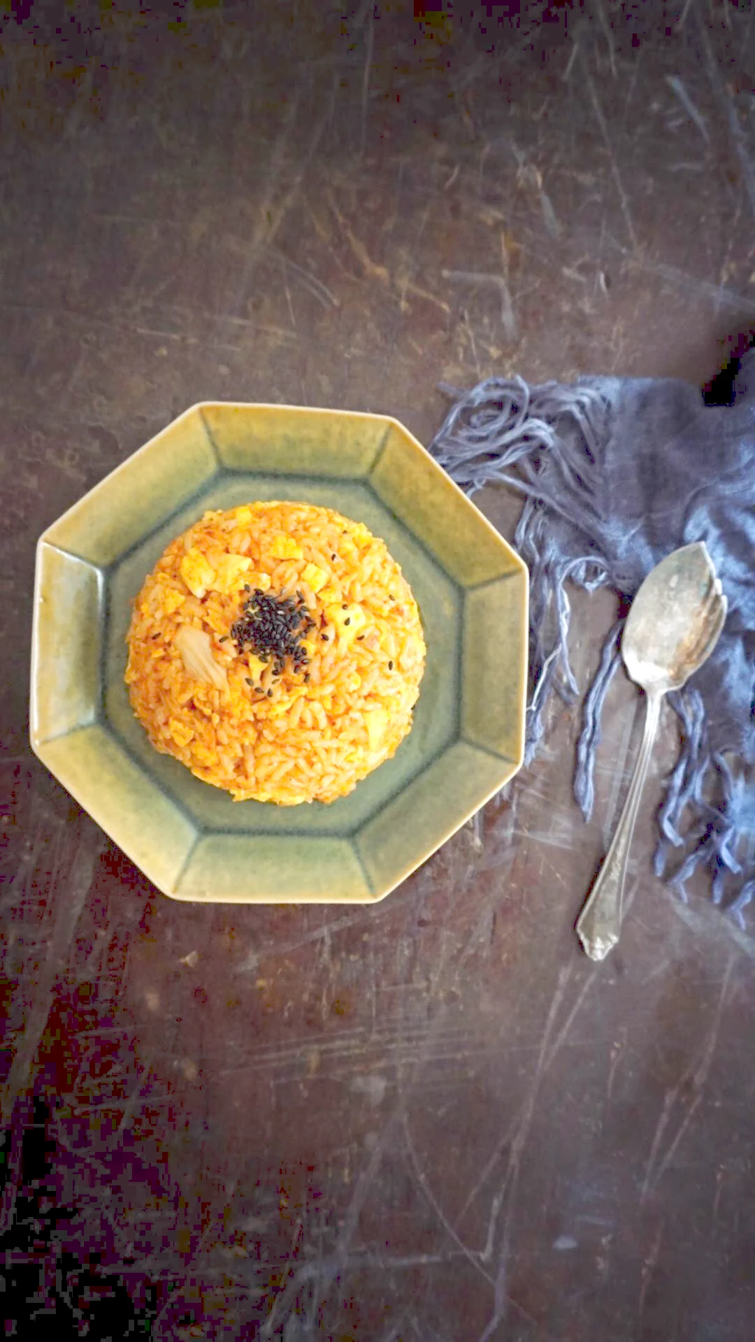Arroz frito con kimchi - Step 10