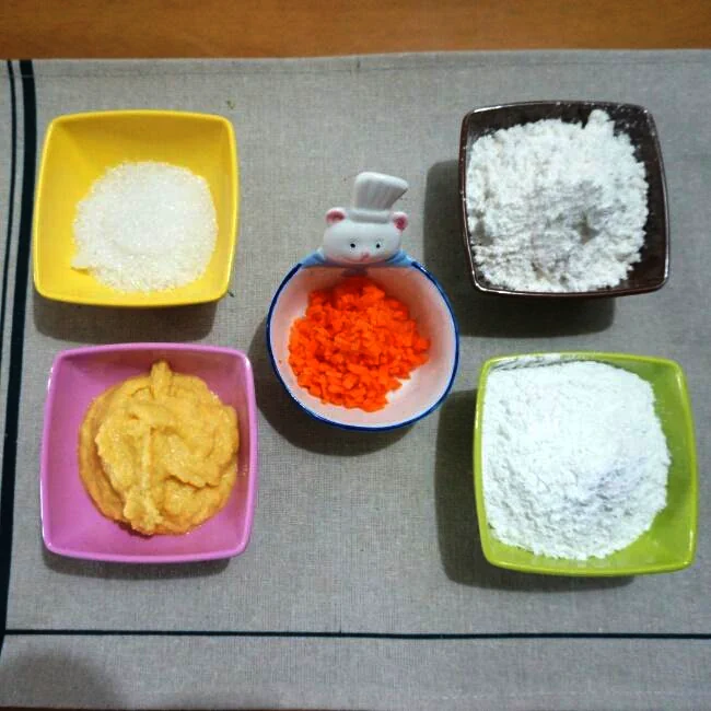 Tortitas de okara con zanahoria - Step 1