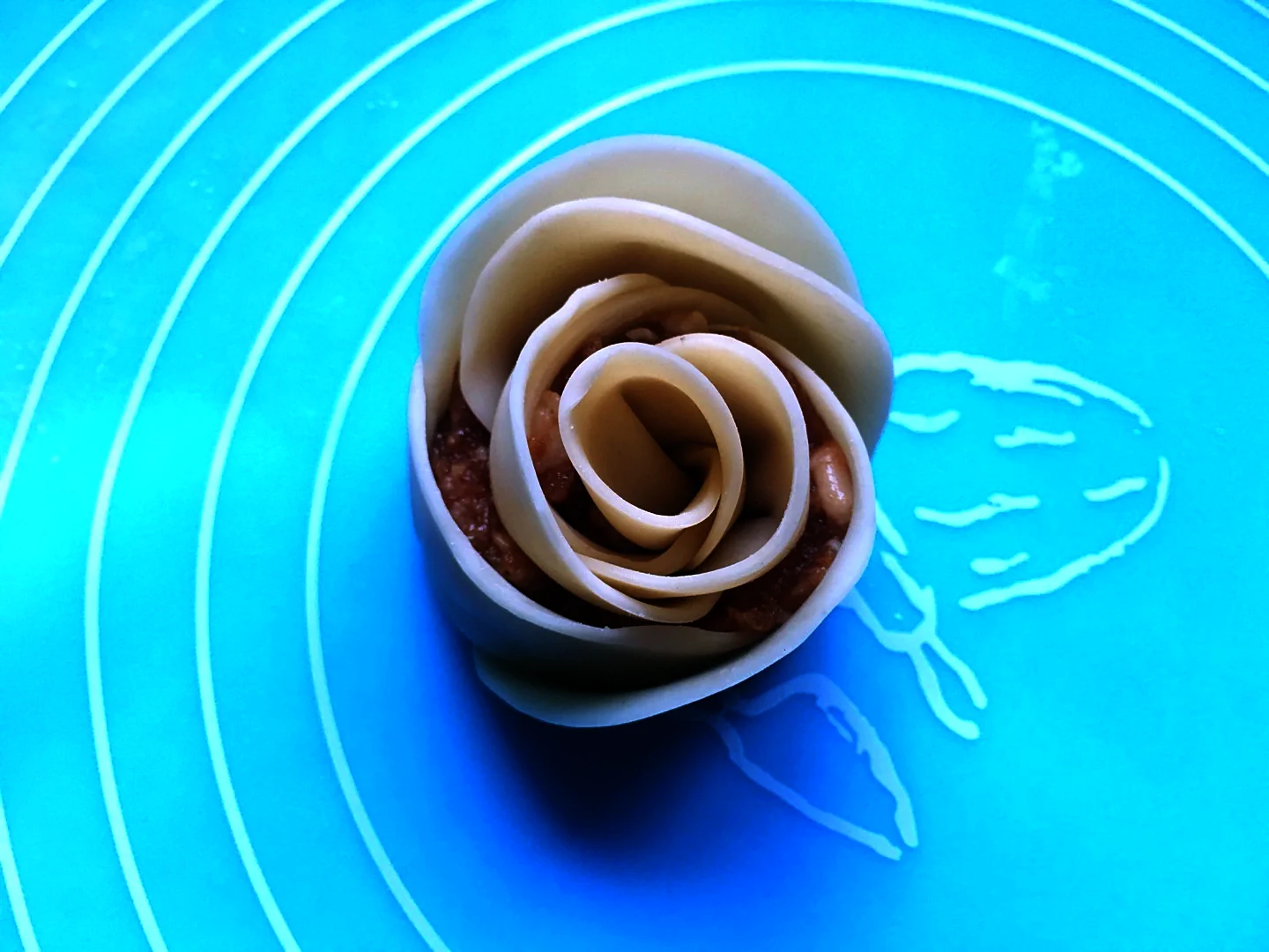 Raviolis de rosa al vapor - Step 5