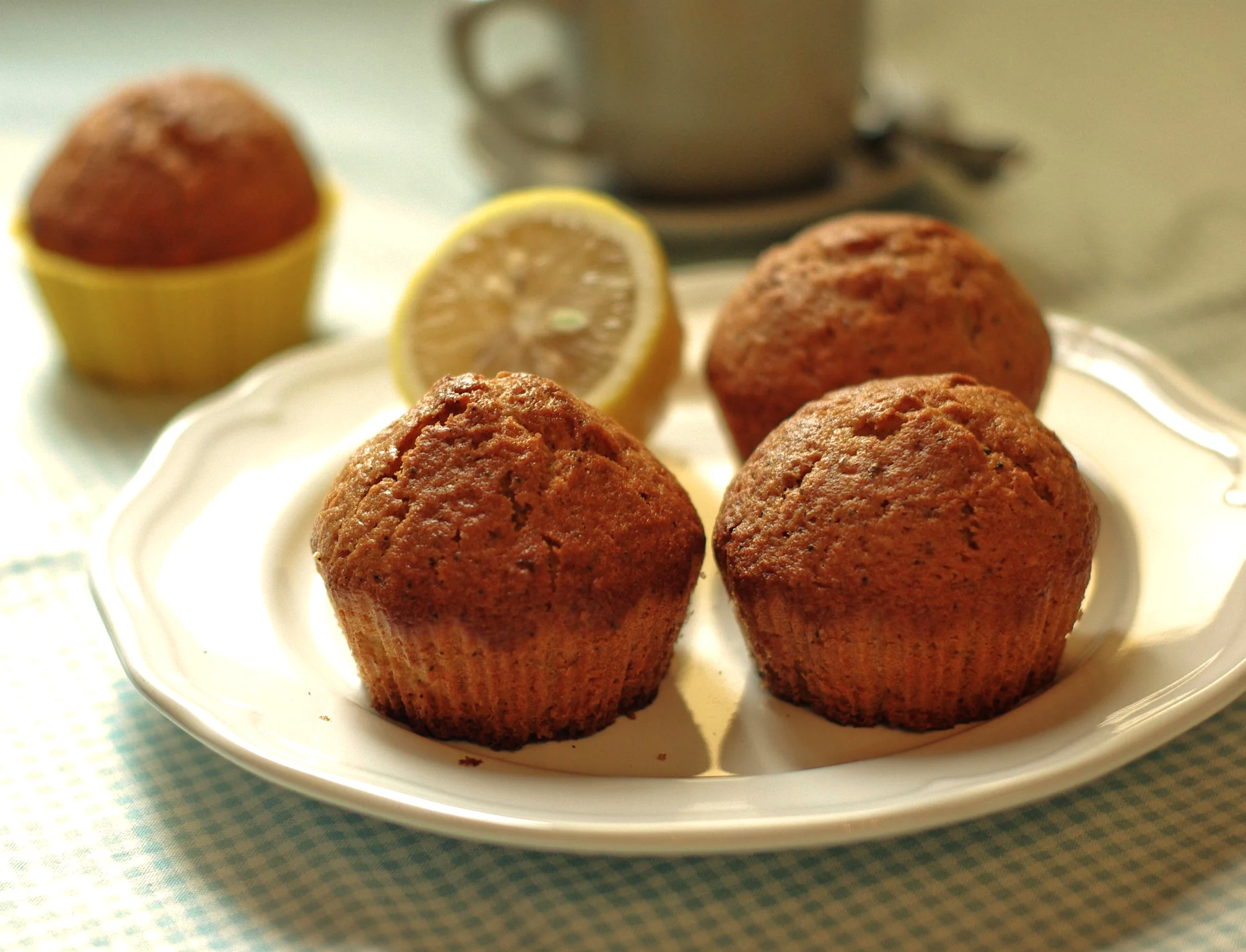 Finished dish photo of Lemon Black Tea Muffins