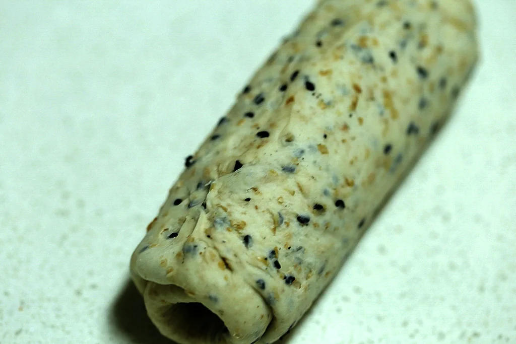 Bagel de batata dulce con sésamo negro - Step 12