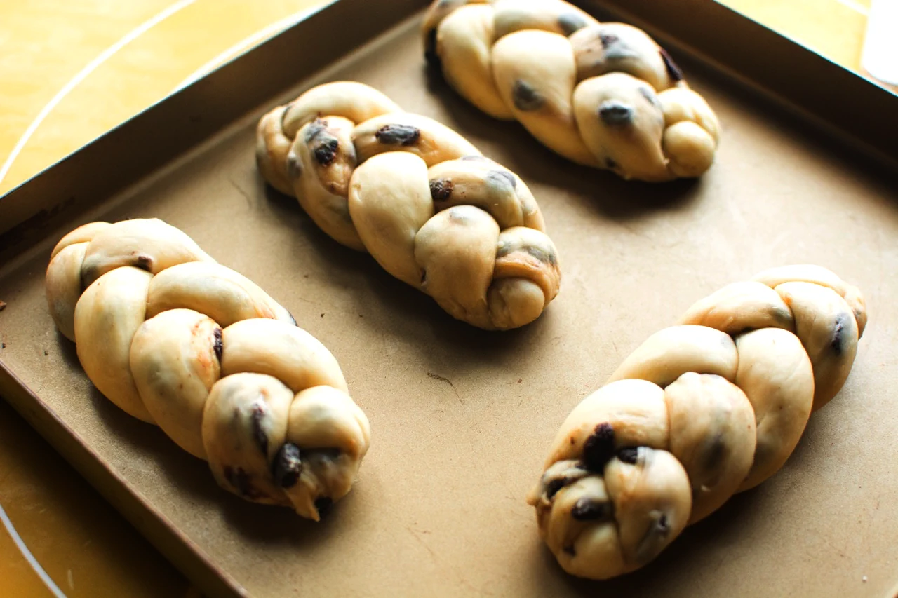 Pan trenzado con pasas - Step 6