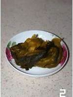 Sawi Asin untuk Simpanan dan Daging Babi Goreng - Step 2