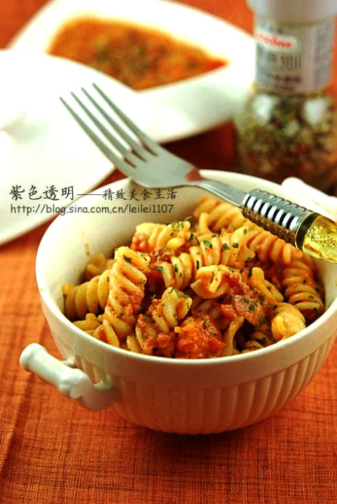Finished dish photo of Tomato Sausage Pasta