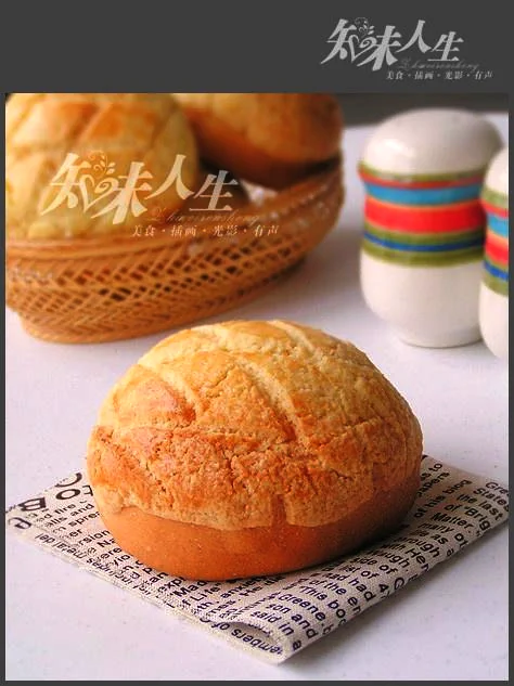菠萝包的成品展示图