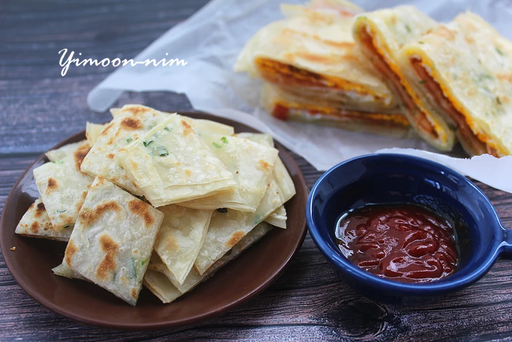 饺子皮葱油饼/手抓饼【饺子皮再利用的成品展示图