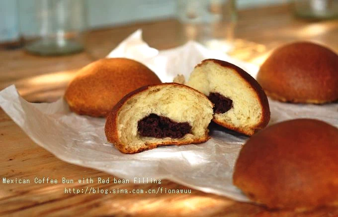 Fertiggestelltes Gericht von Mexikanisches Kaffee-Brot