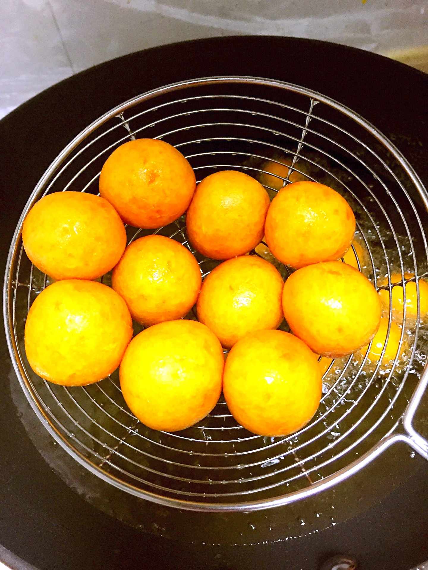 Bolitas fritas de batata dulce - Step 8