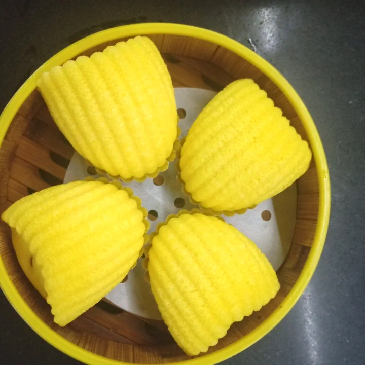 マレーゴーカントン風蒸しケーキの完成品の写真