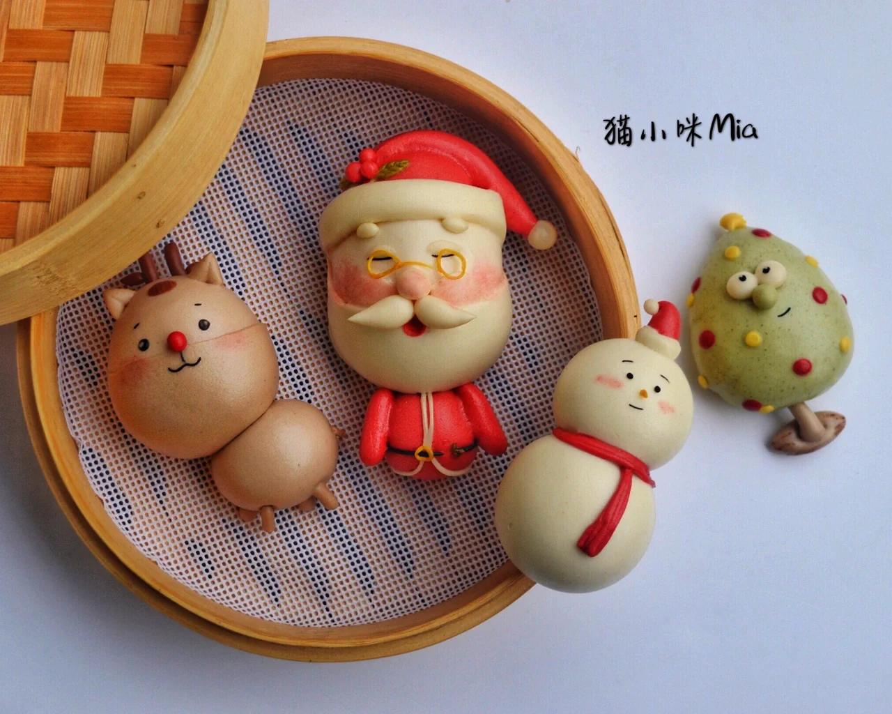 卡通馒头（圣诞系列）--原创的成品展示图