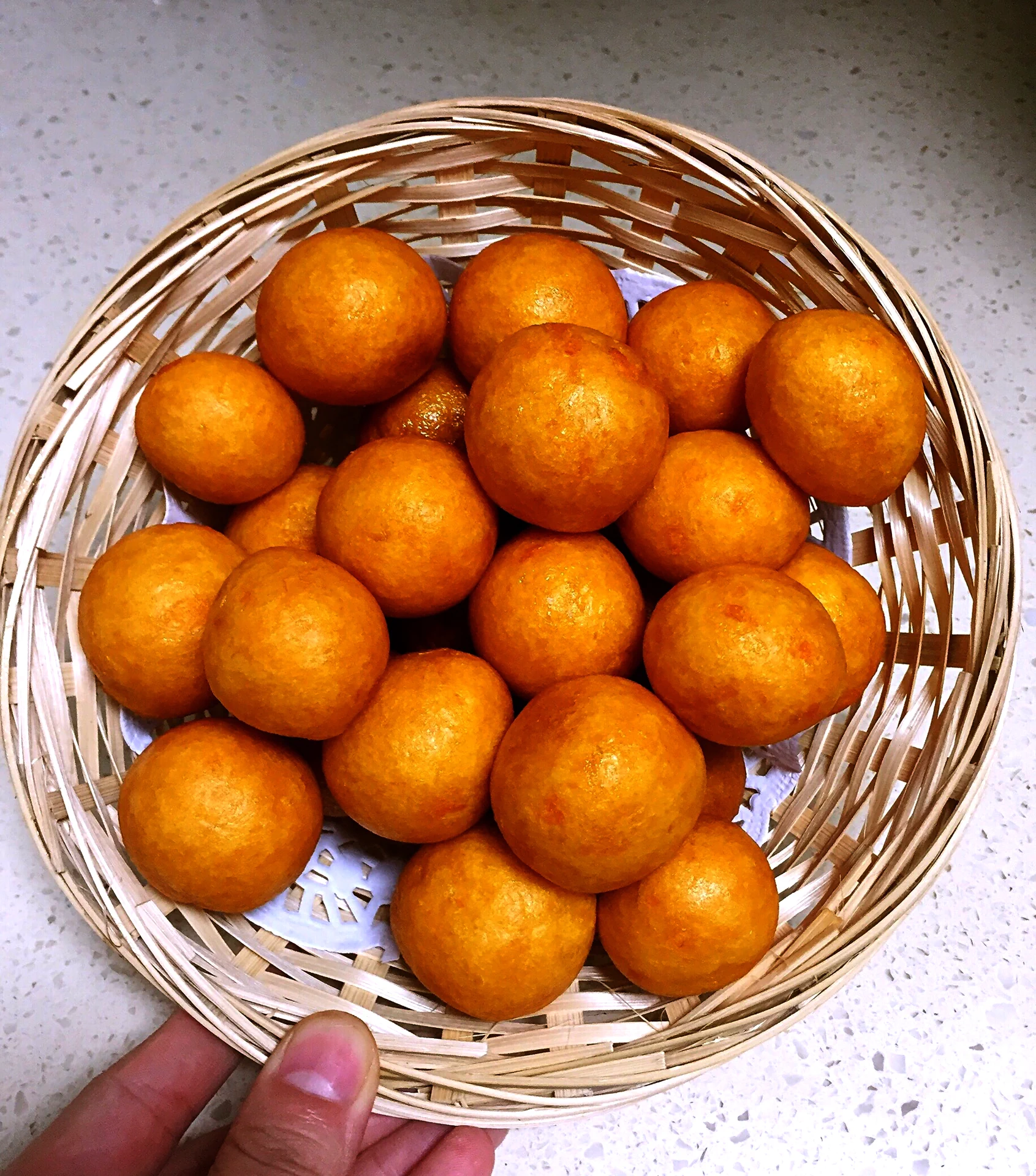 Bolitas fritas de batata dulce - Step 9