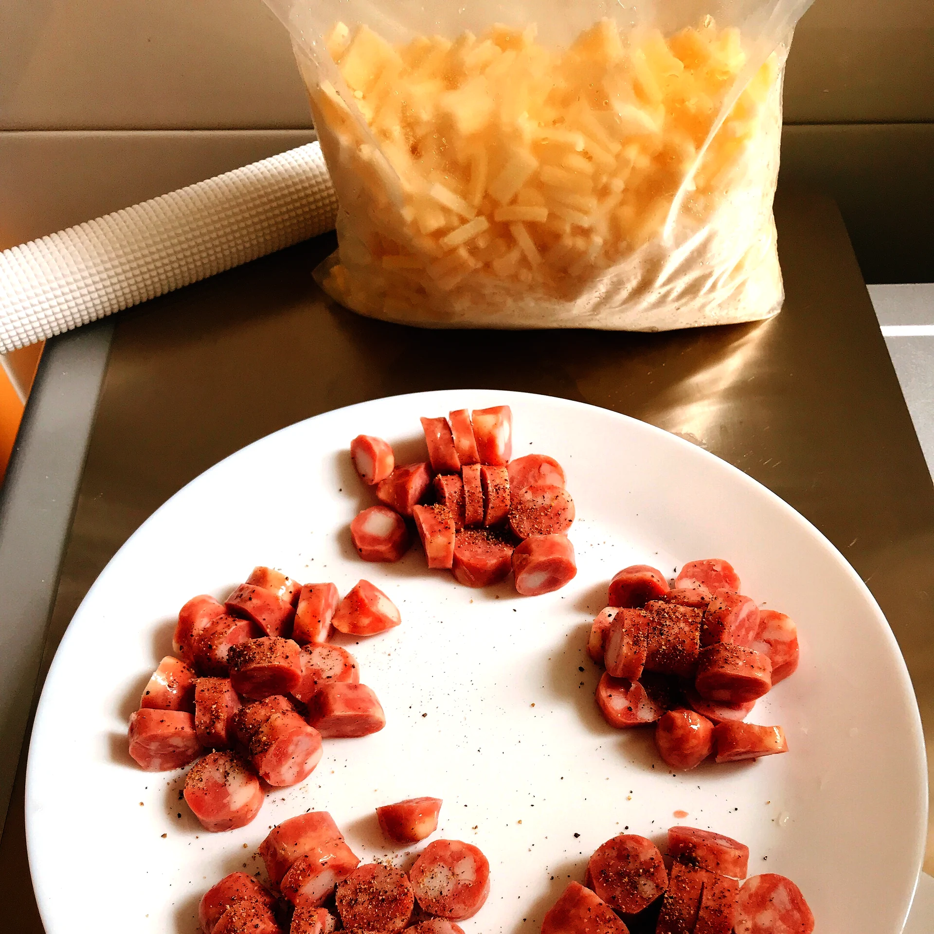 Pan de queso y salchicha (fermentación única) - Step 6