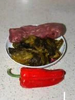 Sawi Asin untuk Simpanan dan Daging Babi Goreng - Step 1