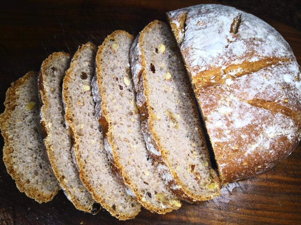 Finished dish photo of 15-Minute Nutty European Soft Bread/Family Bread