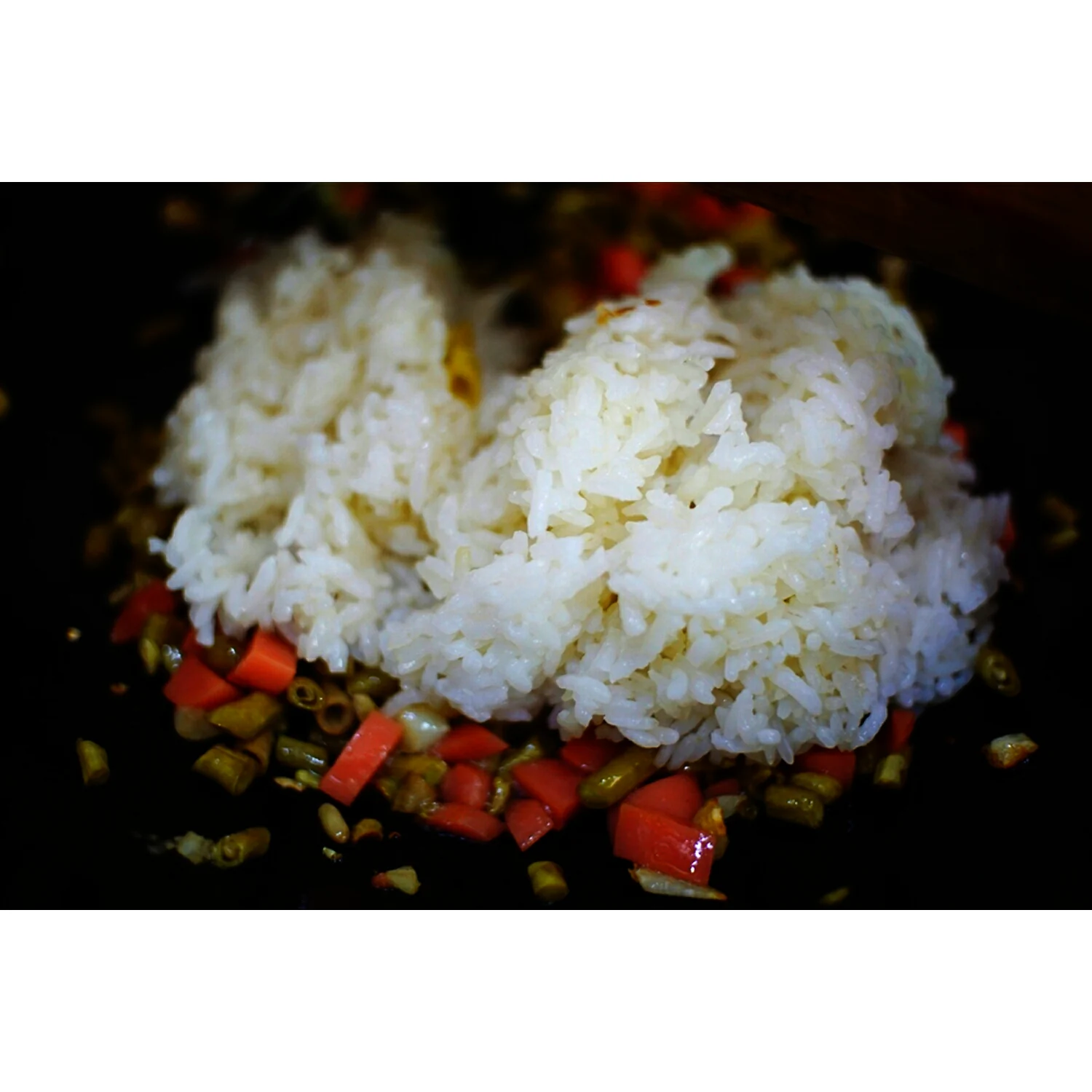 Arroz frito con judías verdes encurtidas - Step 3