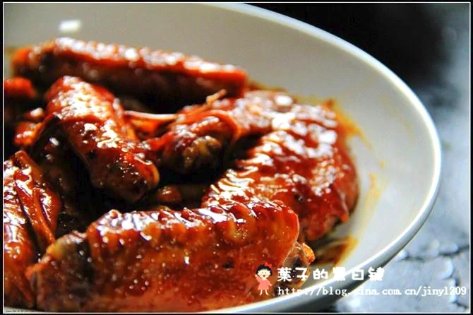 Finished dish photo of Cola Chicken Wings (Oil-Free with Ginger Version)