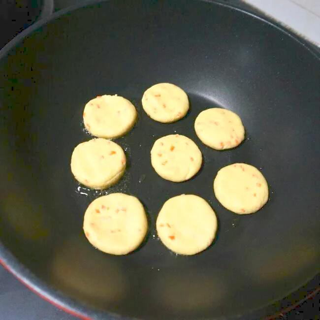Tortitas de okara con zanahoria - Step 5