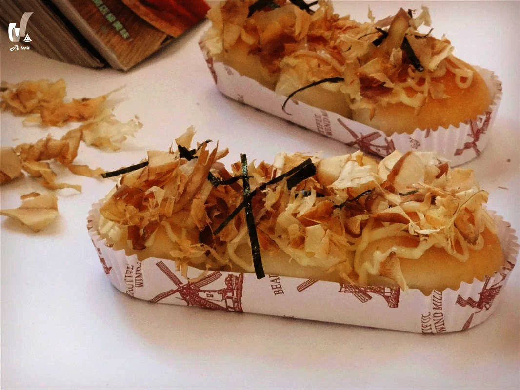Foto del plato terminado de Panecillos que parecen un poco a takoyaki