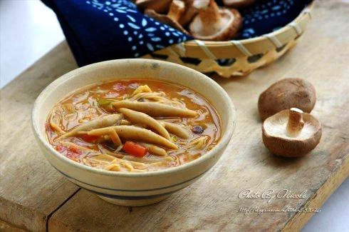 Finished dish photo of Mushroom Youmian Fish Fish