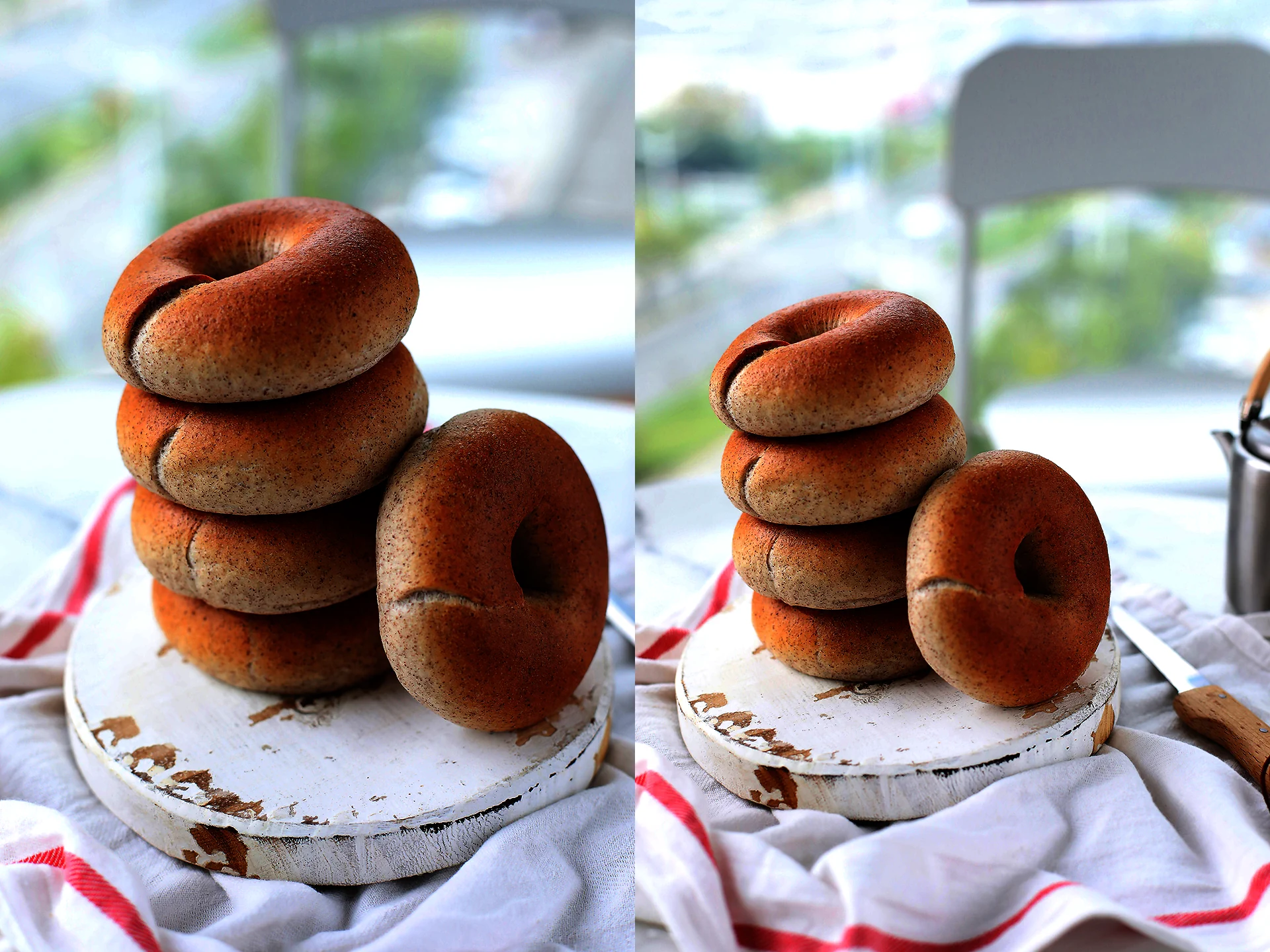 最爱吃的百变冷藏液种贝果的成品展示图