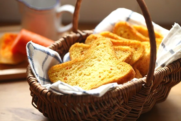 당근과 단호박 식빵(파나소닉 홈베이커리 버전)의 완성된 요리 사진