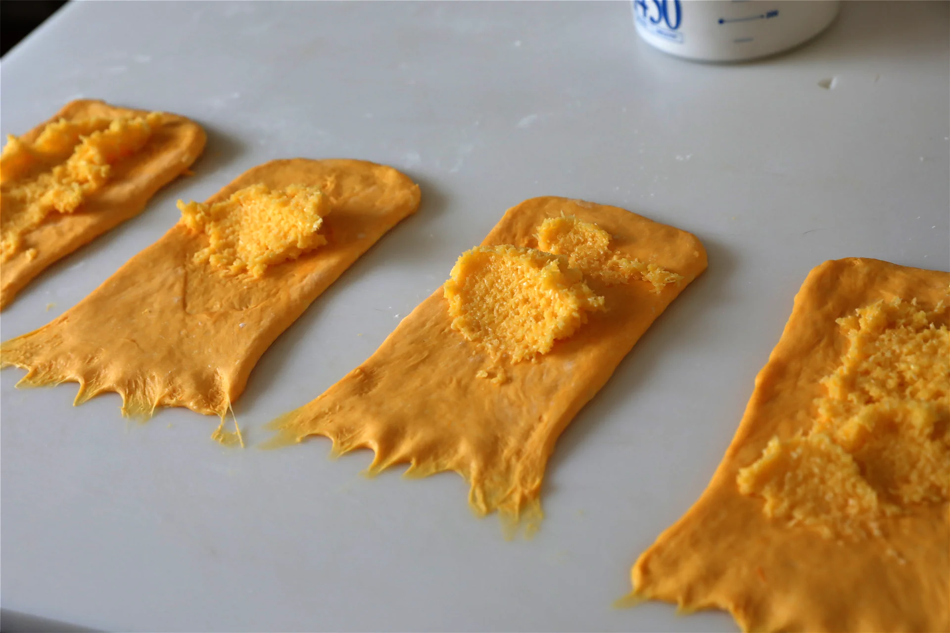 Rollos dulces de brioche de calabaza con coco - Step 12