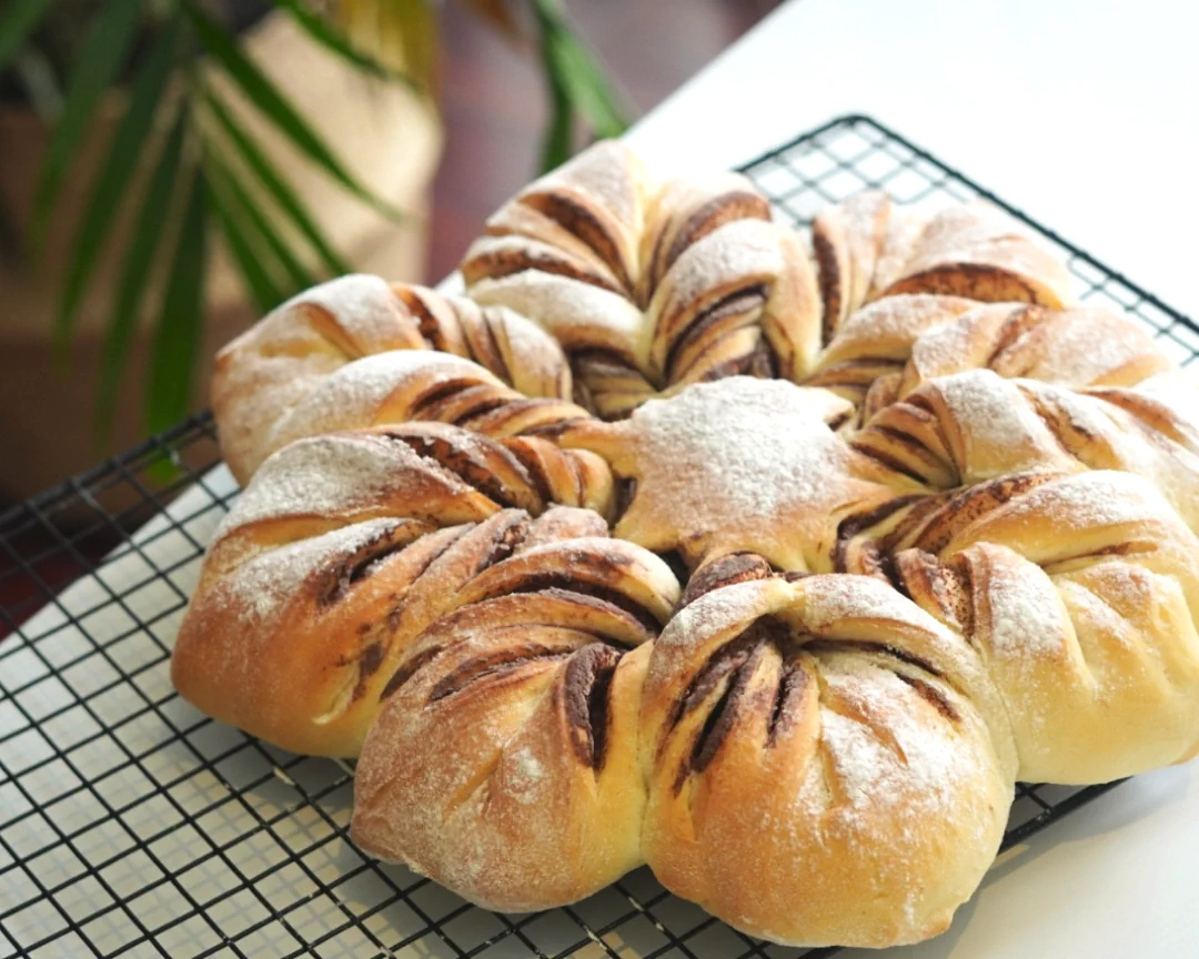 Pan de copos de nieve navideño - Step 12