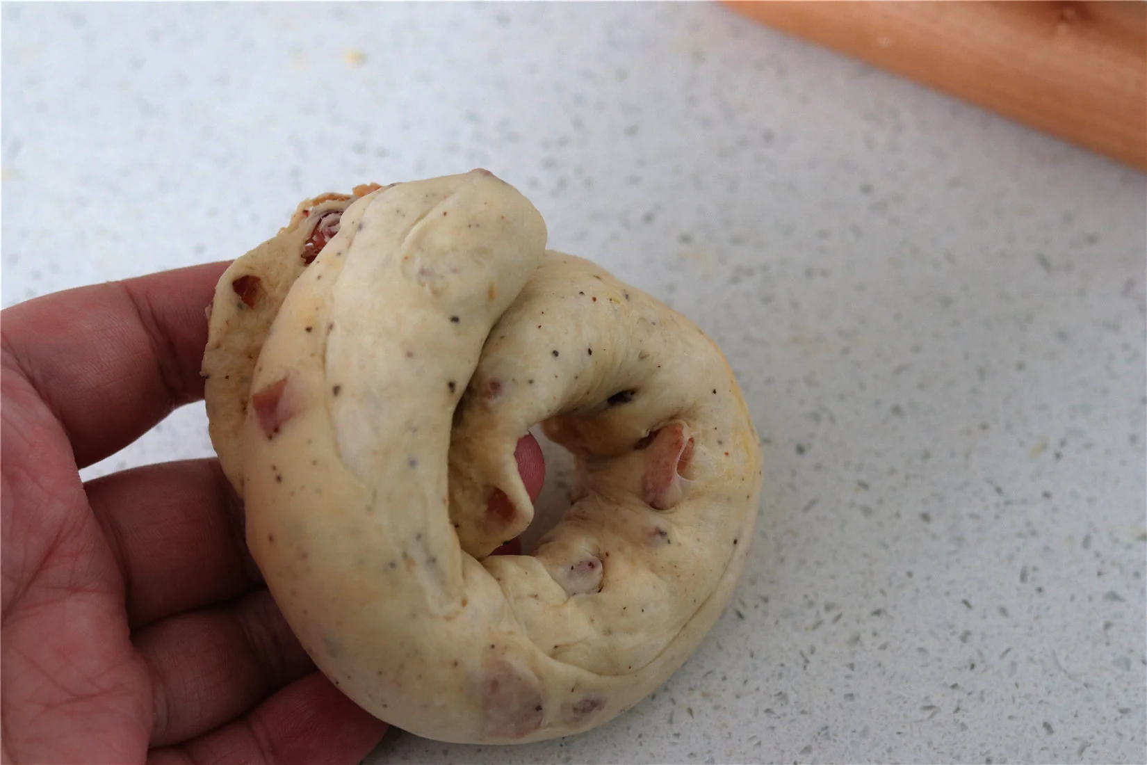 Bagels con beicon y queso - Step 13